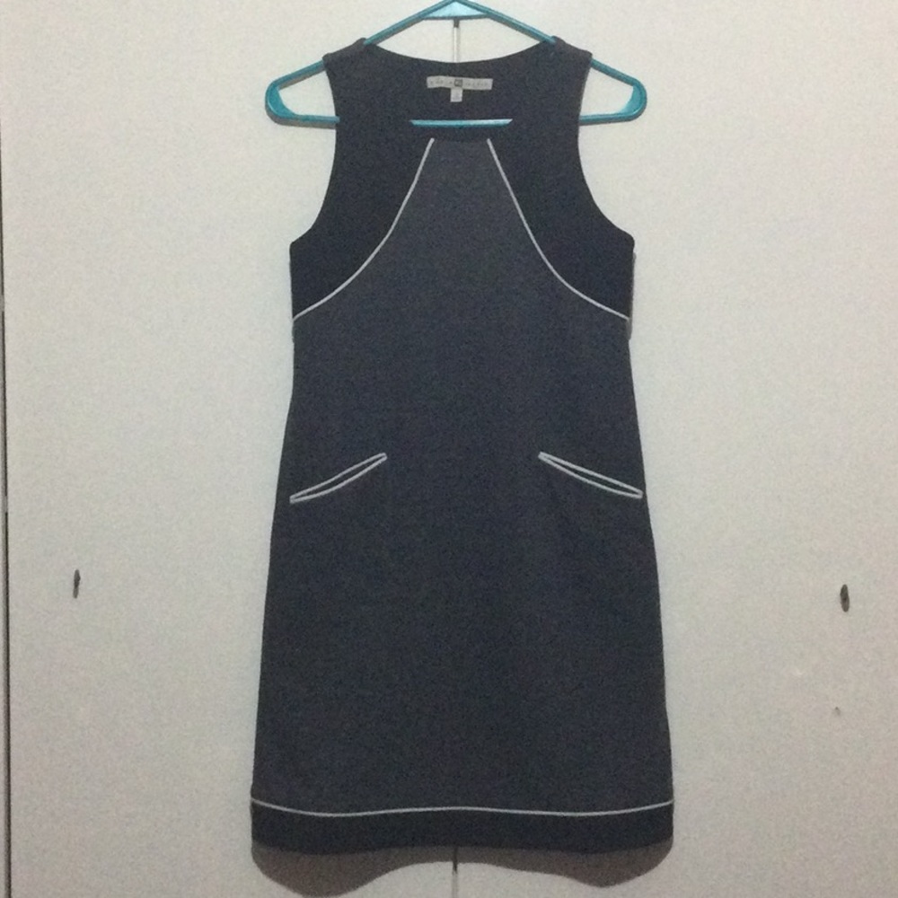 Robin Jordan Black & Gray Sleeveless Dress